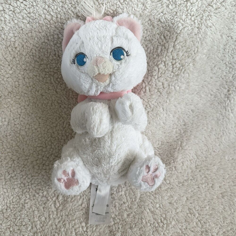 Disney Parks Babies Mario 10” Aristocats Plush Toy No Blanket